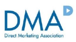 blue words on white field &quot; DMA Direct Marketing Association&quot;