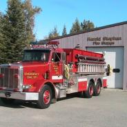 Palmer Fire Station Pumper truck