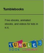 green box with tumblebooks logo