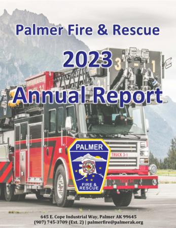 2023 Palmer Fire & Rescue Annual Report Cover Page
