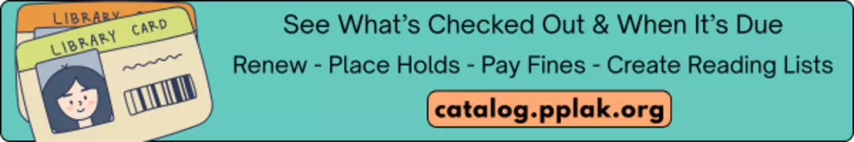 Visit the card catalog to manage your account.