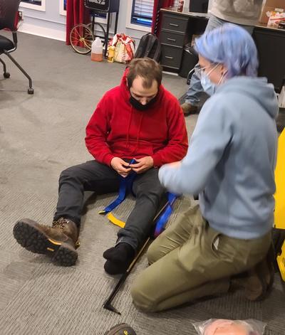 ETT assisting a femur fracture